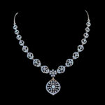 Ethereal Diamond Floral Motif Necklace