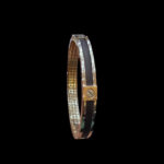 Classic Black Onyx & Gold Screw Kada