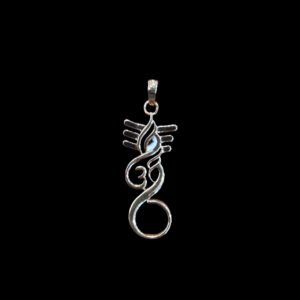 Divine Ganesha Silver Om Pendant