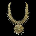 Divine Lakshmi Kasu Antique Gold Necklace