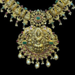 Divine Lakshmi Kasu Antique Gold Necklace