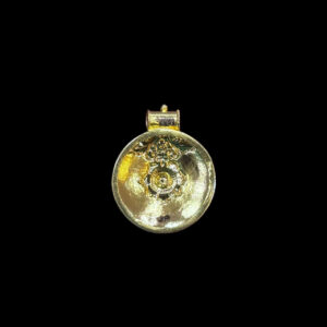 Classic Gold & Ruby Ball Pendant