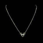 Elegant Diamond Square Link Gold Mangalsutra