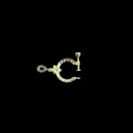 Whimsical Floral Diamond Gold Nath