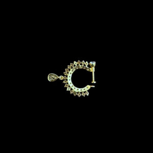 Regal Ruby & Diamond Gold Nath