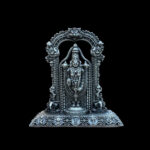 Grand Venkateswara Antique Silver Temple Idol