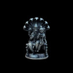 Majestic Lakshmi Narasimha Silver Idol