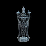Divine Balaji Standing Silver Idol