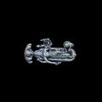 Divine Ranganatha Reclining Vishnu Silver Idol