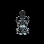 Divine Ganesha Antique Silver Idol