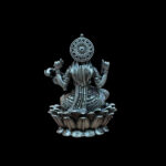 Divine Saraswati Antique Silver Idol