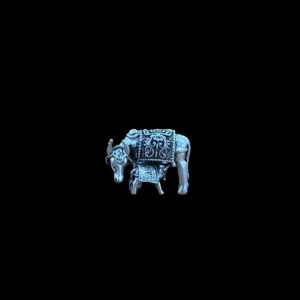 Divine Kamadhenu Cow & Calf Silver Idol