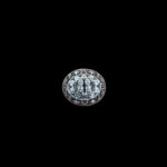 Divine Lakshmi Feet Silver Ring