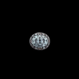 Divine Lakshmi Feet Silver Ring