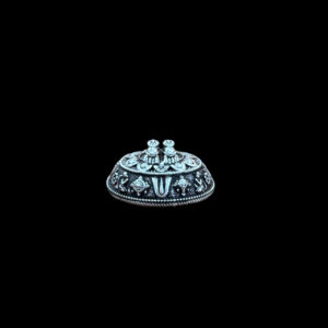 Divine Lakshmi Feet Silver Ring