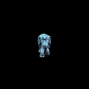Regal Elephant Silver Idol