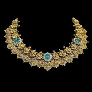 Grand Lakshmi Kasu Coin Gold Choker