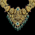 Divine Lakshmi Antique Gold Haram