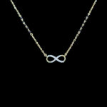 Dainty Infinity Diamond Gold Mangalsutra