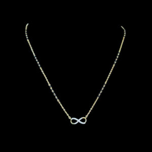 Dainty Infinity Diamond Gold Mangalsutra