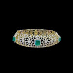 Grand Aqua & Diamond Gold Bracelet