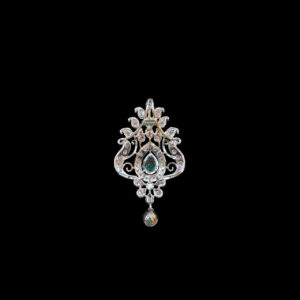 Ethereal Emerald & Diamond Pendant