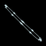 Dainty Silver Beaded Anklet