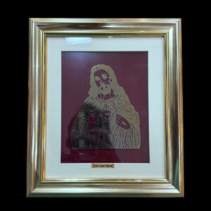 Divine Sacred Heart Gold-Plated Frame
