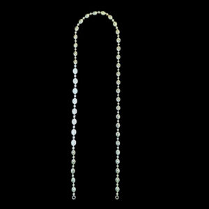 Radiant Diamond Bead Long Chain