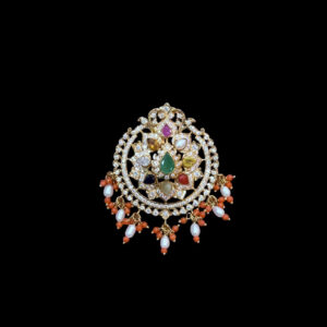 Divine Navaratna Gold Pendant