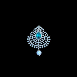Ethereal Emerald & Pearl Diamond Pendant