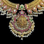 Divine Ganesha Antique Gold Temple Necklace II