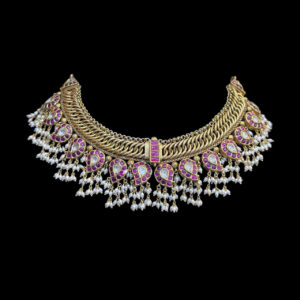 Divine Ganesha Antique Gold Temple Necklace II