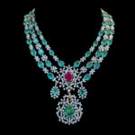 Regal Emerald & Diamond Layered Necklace