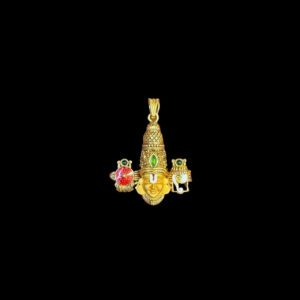 Divine Balaji Antique Gold Pendant II