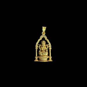 Divine Lakshmi Mandapam Gold Pendant
