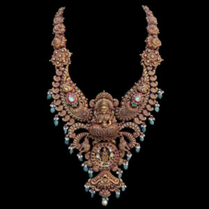 Grand Lakshmi Antique Gold Temple Haram