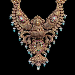 Grand Lakshmi Antique Gold Temple Haram