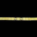 Elegant Gold Mesh Link Bracelet