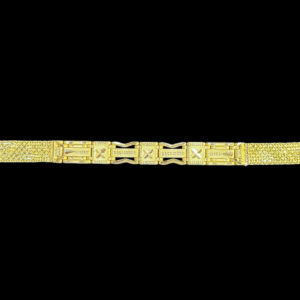 Elegant Gold Mesh Link Bracelet