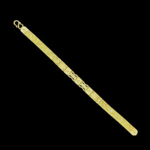 Elegant Gold Mesh Link Bracelet