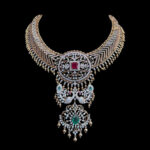 Grand Ruby & Diamond Bridal Choker Necklace