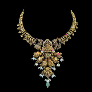 Divine Lakshmi Nakshi Antique Gold Necklace II