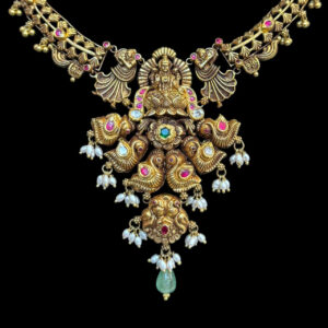 Divine Lakshmi Nakshi Antique Gold Necklace II