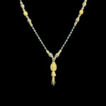 Elegant Gold & Black Bead Mangalsutra Chain