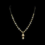 Graceful Pearl & Diamond Jhumka Mangalsutra