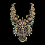 Grand Lakshmi Antique Gold Peacock Bridal Haram