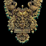 Grand Lakshmi Antique Gold Peacock Bridal Haram