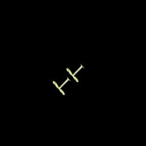 Classic Infinity Plain Gold Stud Earrings