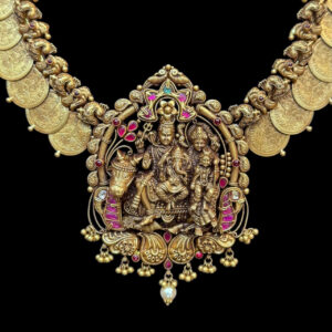 Divine Krishna Antique Gold Coin Haram